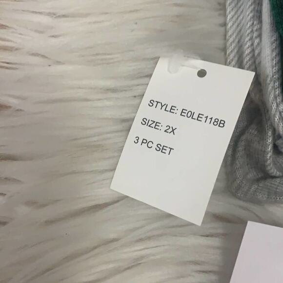 NEW DIRECTIONS INTIMATES 3 PIECE PAJAMA SET GIFT SET VARIOUS 2X ,‎ 1X - Picture 6 of 6